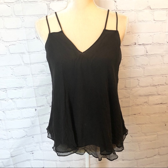 Anthropologie Tops - HD in Paris | Anthro black strappy tank top